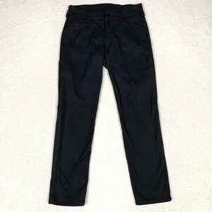 Truewerk EDO Werkpant Mens 30x29 Pants Technical Performance Work Zipper Black